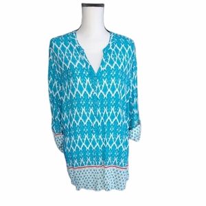 Grand & Greene rayon tunic coverup 1x